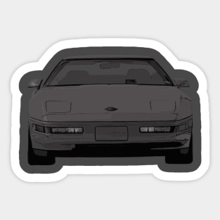 Corvette Can you keep up? Sticker